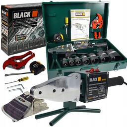 Zgrzewarka Rur Zgrzewania Pp Pcv 1500W Matryce 16-63 7 Matryc Black