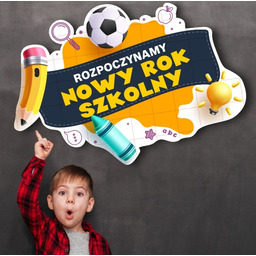 Rozpoczynamy nowy rok szkolny - zestaw dekoracji do gazetek szkolnych