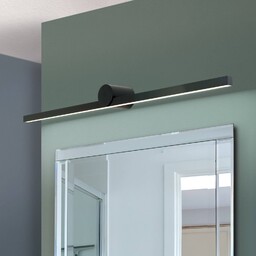 ORION Kinkiet Beauty, czarny, łazienka, aluminium, nowoczesny