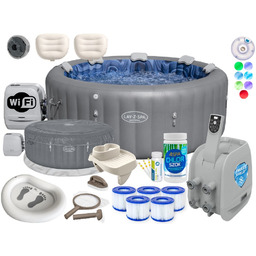 Zestaw Premium Dmuchane Ogrodowe Spa Lay-Z-Spa Santorini Bestway 6001T