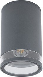 Lampa sufitowa ROCK PRO I wys. 18,7cm E27 IP44 grafitowy 10687