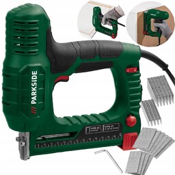 Elektryczny zszywacz Parkside gwoździarka taker 2w1 zszywacz Pet 25 zszywki