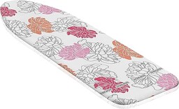 Leifheit Pokrowiec na deskę do prasowania Cotton Comfort uniwersalny, do powierzchni do prasowania maks. 140 x 45 cm, z bardzo grubą wyściółką, elastycznym gumowym ściągaczem