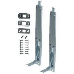 Zasuwa Wala Rygiel Nawierzchniowy Szary Do Drzwi Zasuwka Blokada Drzwiowa