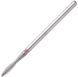 Frez diamentowy FA10R021/8 płomyk 2,1mm/8mm Staleks Pro Expert czerwony