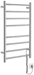 Sapho REDONDO elektryczna suszarka na ręczniki okrągła 500x900 mm 75 W stal nierdzewna polerowana ER220V