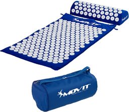 GRANATOWA MATA ZDROWOTNA DO AKUPRESURY Z KOLCAMI NA BÓL PLECÓW