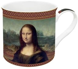 KUBEK PORCELANOWY - ART MASTERPIECE COLLECTION Mona Lisa LEONARDO DA VINCI