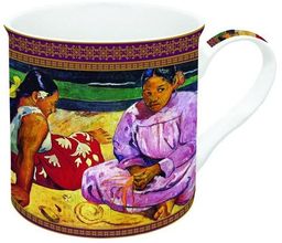 KUBKI PORCELANOWE - ART MASTERPIECE COLLECTION Paul Gauguin - Tahitańskie kobiety na plaży - Komplet 2 szt.