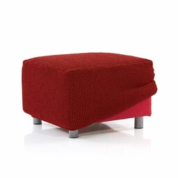 Nueva Textura Super streczowe pokrowce NIAGARA ceglaste pufa (40 - 60 cm)