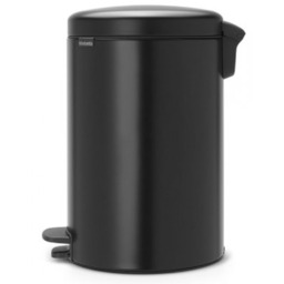 BRABANTIA Kosz na śmieci z pedałem 478260 NewIcon wyjmowany wkład, izoluje zapachy 20L Czarny Zyskaj