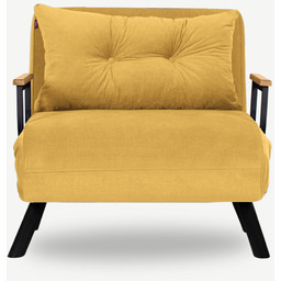 Fotel Sando Single Mustard, żółty