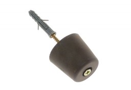 Odbój drzwiowy gumowy duży brąz wys.60 mm