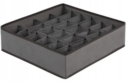 Edinos Szary organizer z 24 przegródkami do szuflady H6-N63