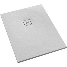 Schedline Protos White Stone brodzik kompozytowy Stonicryl 80x90 cm biały kamień 3SP.P1P-8090/B/ST-M1/B/ST