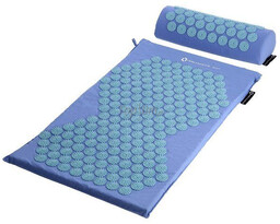 Mata do akupresury + poduszka AKM03 74x42 cm HMS niebieska
