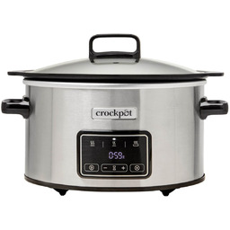 Wolnowar Garnek Elektryczny Crockpot Cyfrowy Wyjmowana Misa Indukcja 3,5L