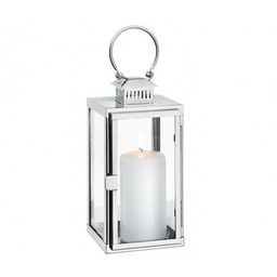 Cilio TORRE Lampion 30 cm Srebrny
