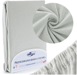 Prześcieradło Jersey z Gumką nr 155_D 80x160