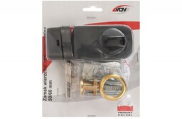 Zamek uniwersalny 50 i 60 TBV56-19 grafit BLISTER