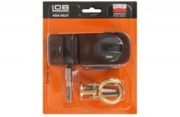 Zamek wierzchni bębenkowy LOB TB51 brąz BLISTER