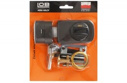 Zamek wierzchni bębenkowy LOB TB51 grafit BLISTER