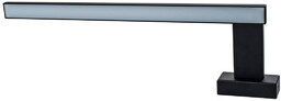 Kinkiet LED 11W nad lustro łazienka SHINE prawy 45cm czarny