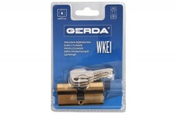 Wkładka bębenkowa Gerda E1 35/45 mosiądz BLISTER