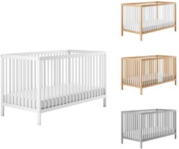 Be4home łóżeczko drewniane 120x60 biały + materac