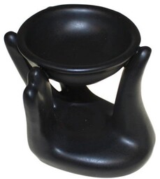 Pomocna Dłoń Kominek Zapachowy Ceramiczny - Czarny