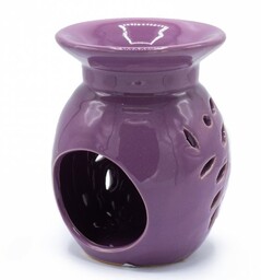 Kwiat Fioletowy - Kominek Zapachowy Ceramiczny