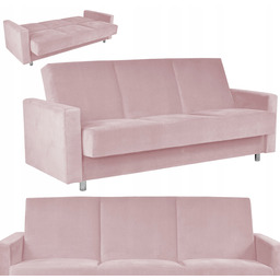 Wersalka kanapa sofa tapczan rozkładana Family Meble Alicja różowy