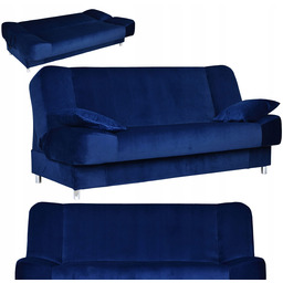 Wersalka kanapa sofa tapczan rozkładana Sara Family meble granatowa