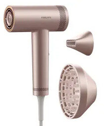 Philips Hair Dryer Seria 8000 BHD837/10 Jonizacja Dyfuzor Zimny nawiew 1400W 3 prędkości 4 temperatury Suszarka do włosów
