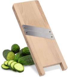 Drewniana szatkownica do warzyw Cavalle, 2 ostrza