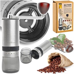 Młynek Do Kawy Ręczny Młynek Do Mielenia Kawy Pieprzu Soli 21cm Mocny