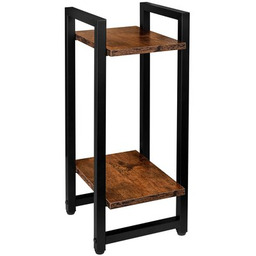 LOFTINSPIRED Kwietnik Lupin Rustic Czarno-brązowy