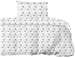 Pościel 100% bawełniana dla dzieci 140x200 Bielbaw Greno Animals zwierzaki