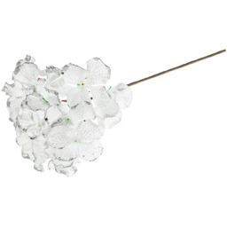 Sztuczna hortensja biała - 60 cm - 1 szt.