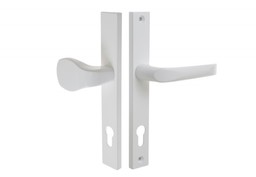 Pochwyt-klamka drzwiowa FAM 15268 92/240/32 biała prawa (2 śruby)