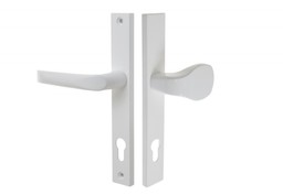 Pochwyt-klamka drzwiowa FAM 15271 92/240/32 biała lewa (2 śruby)