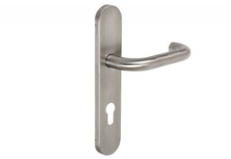 Klamka drzwiowa bezpieczna GAMET DHZ-42Y72-INOX, WB, stal nierdzewna (komplet)