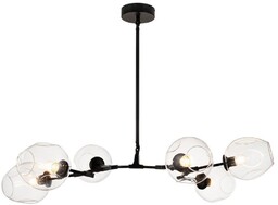 Step Into Design Lampa wisząca MODERN ORCHID-6 130 ST-1232-6 black transparent oprawa w kolorze czarnym