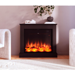 Elektryczny palnik/wkład kominkowy LED 18 75 62cm 1500W czarny Sined Panarea 1500