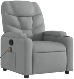 Elior Jasnoszary Fotel Z Masażem I Pilotem F3-R93
