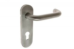 Klamka drzwiowa bezpieczna Venus 72WB, trzpień 9 mm (długość szyldu 170 mm) stal nierdzewna (ppoż.) (komplet)