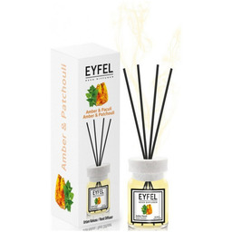 Eyfel Dyfuzor zapachowy z patyczkami Amber Paculi 120ml