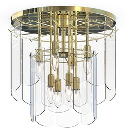 Lampa sufitowa NIRA ZŁOTA/GOLD MX3523-8M-EGN - Zuma Line