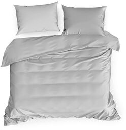 Pościel 180 x 200 3cz Satynowa Nova3 J. Szary