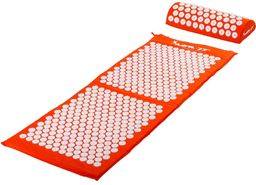 POMARAŃCZOWA MATA ZDROWOTNA DO AKUPRESURY 130x50 CM Z KOLCAMI NA BÓL PLECÓW